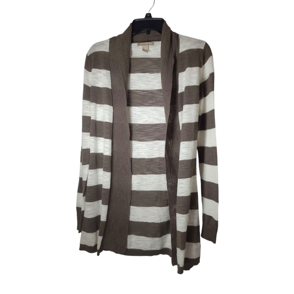 Banana Republic Striped Drape Front Open Knit Cardigan Sweater Size XS - Picture 5 of 5